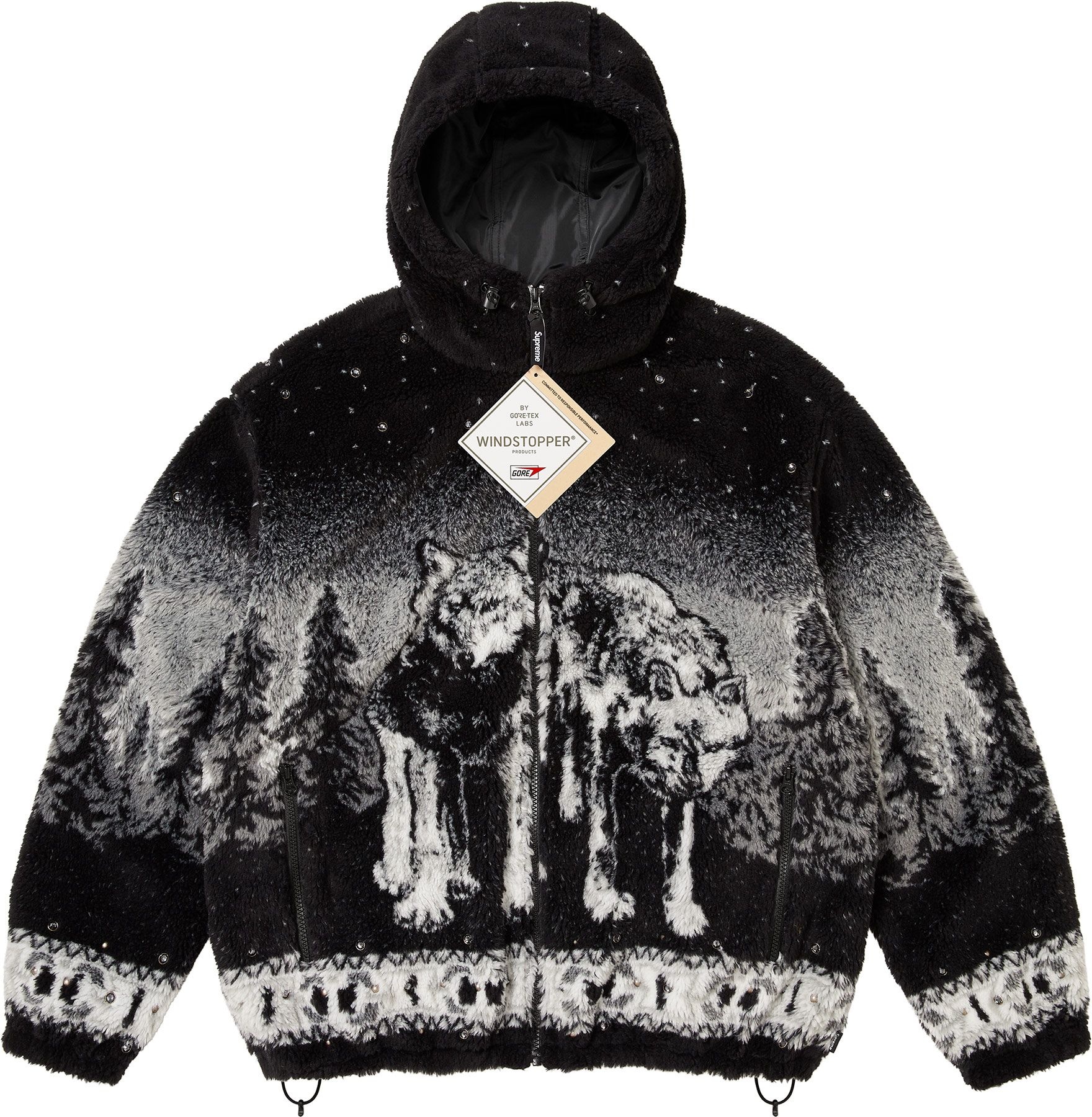 Supreme®/b.b. Simon Reversible Hooded Fleece Jacket view 2
